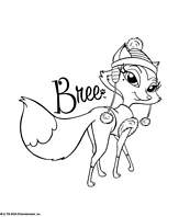 coloriage bratz petz bree